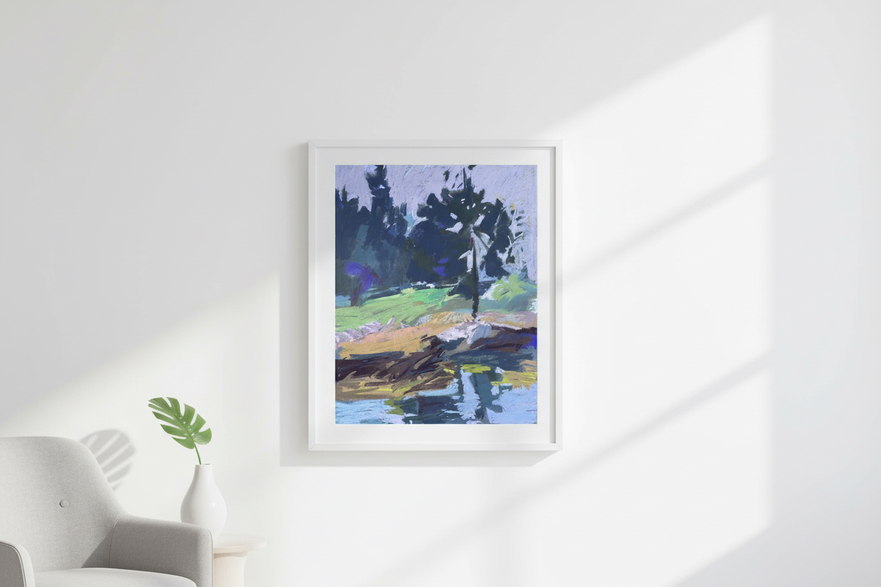 Little Beach artwork - bright version